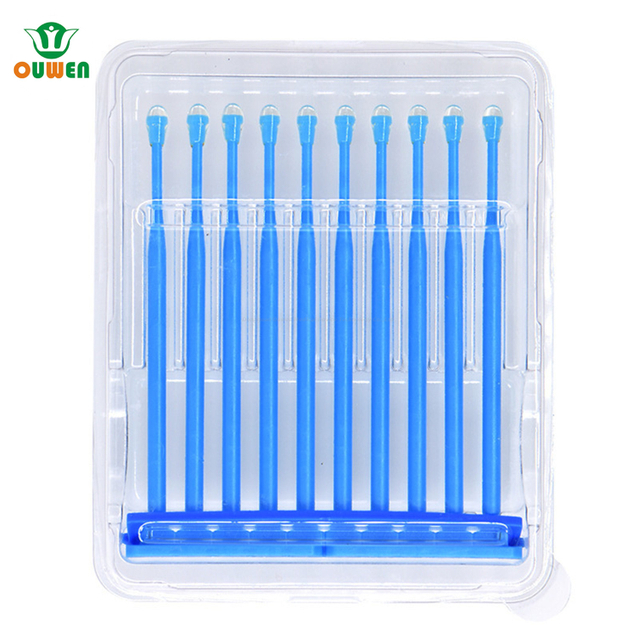 Ouwen adhesivo adhesivo punta de recarga dental palo de enlace micro aplicador con punta de pegamento