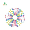 Ouwen fabricación de plástico completo tubo transparente núcleo colorido n-1 dental desechable 3 vías