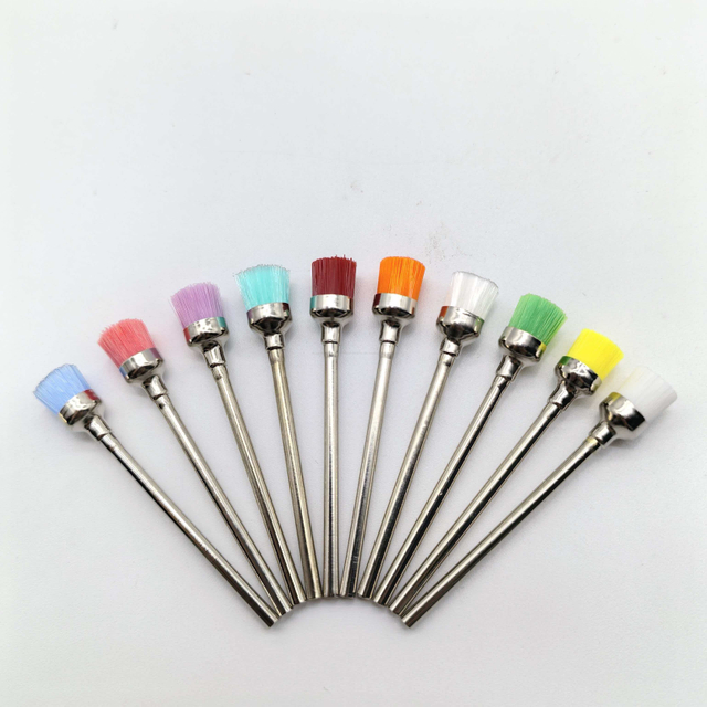 Gran promoción, cepillo de copa de pulido con mango recto HP, multicolor, opcional, con certificación CE