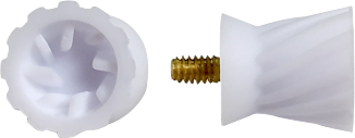 Tornillo de tornillo Vida larga Copa de prophy para dentaduras postizas