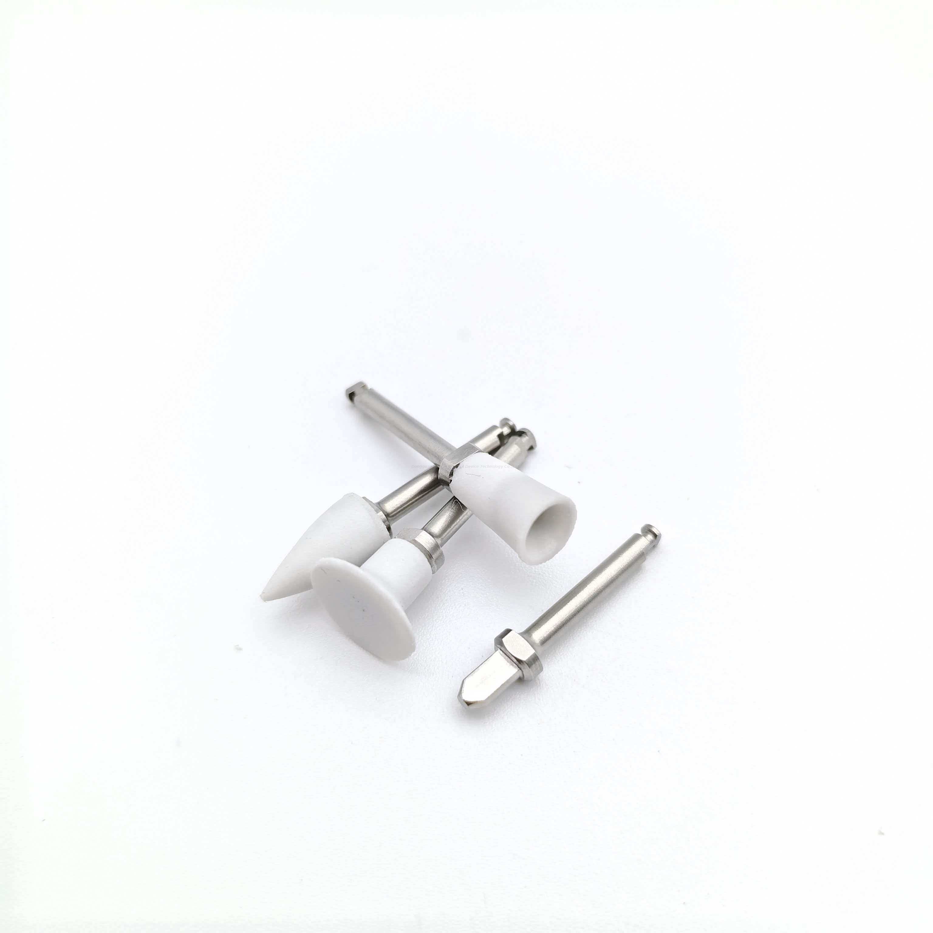 Kit de pulido compuesto de silicona, conjunto de pulido de odontoterapia de ajuste Universal resistente al desgaste, paquete a granel