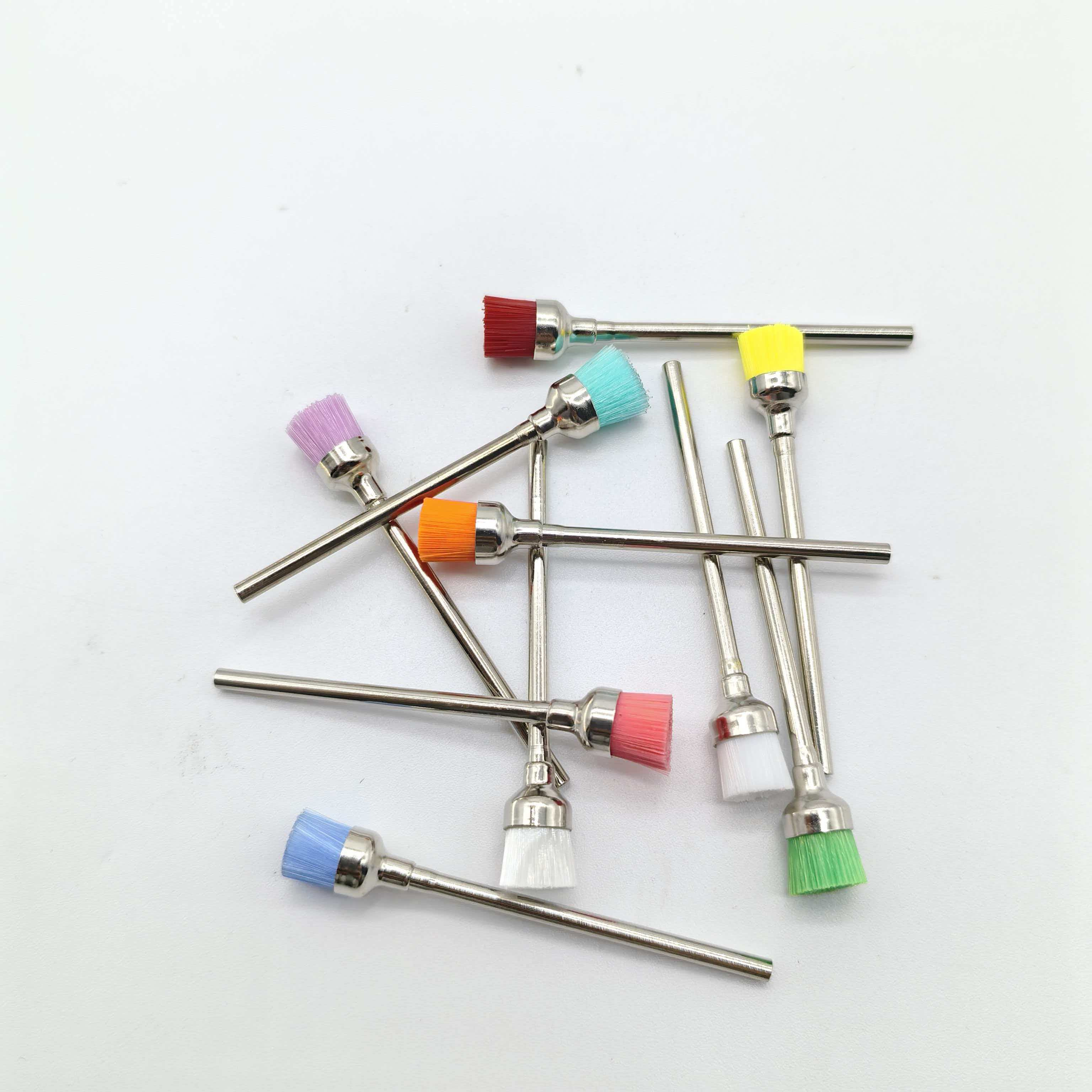 Gran promoción, cepillo de copa de pulido con mango recto HP, multicolor, opcional, con certificación CE