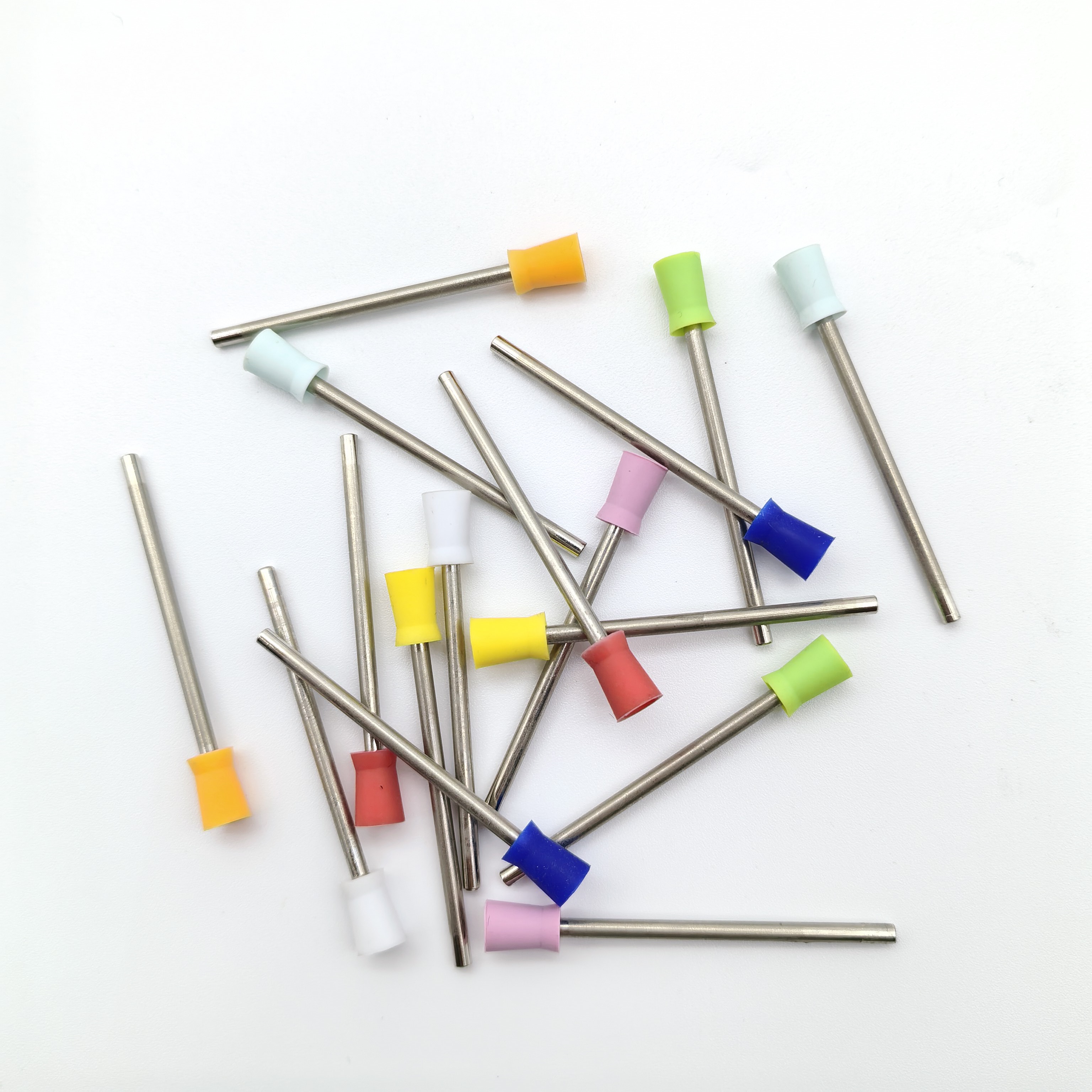 Taza de pulido dental con mango recto de HP, herramienta de pulido dental certificada CE de grado médico