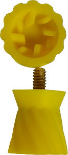 Tipo de tornillo Topa de prophy desechable para dentaduras postizas