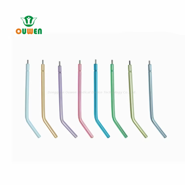 Ouwen fabricación de acero inoxidable núcleo dental dental jeringa de agua de aire fábrica al por mayor