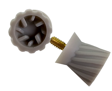 Tipo de tornillo Topa de prophy desechable para dentaduras postizas