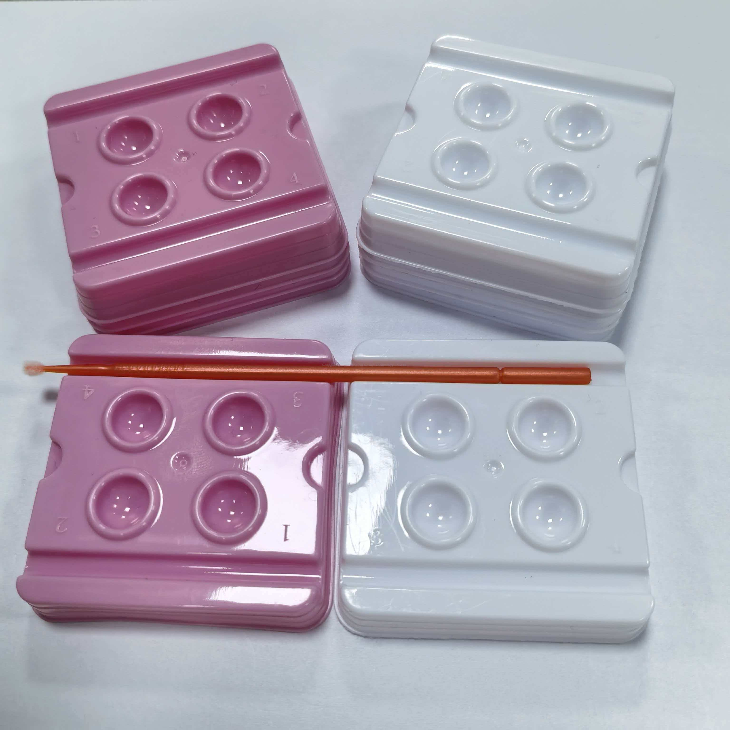 Ouwen Recipiente de mezcla multifuncional eficiente para plato de mezcla desechable Dappen de clínica