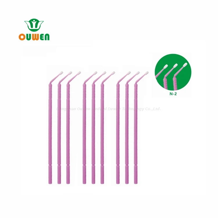 Microaplicador dental desechable fino Ouwen, superventas, fabricación N-2