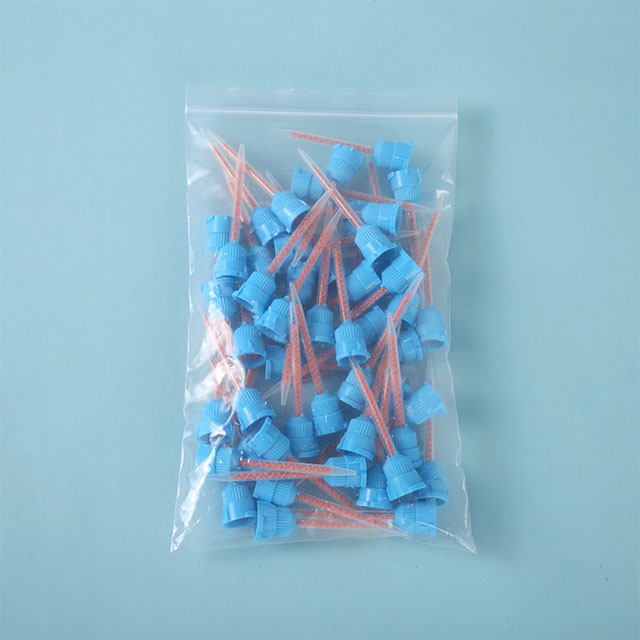 Consejos de mezcla dispositable de azul médico
