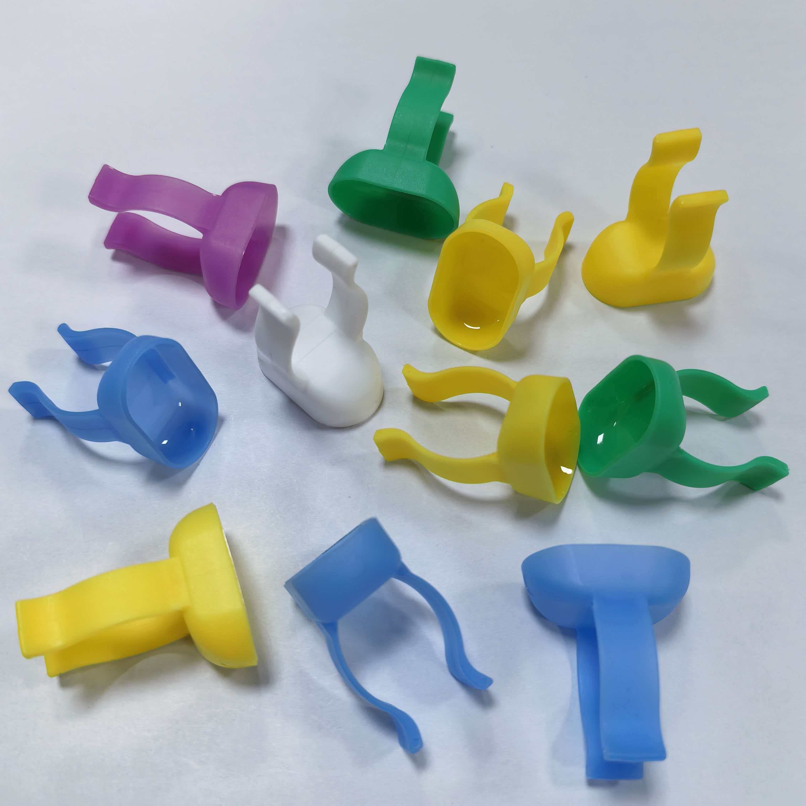 Plato de mezcla de anillos de profilaxis desechables para mezcla de resina y grabador antiderrames inastillable de grado médico