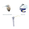 Ouwen fabricación de acero inoxidable núcleo dental dental jeringa de agua de aire fábrica al por mayor