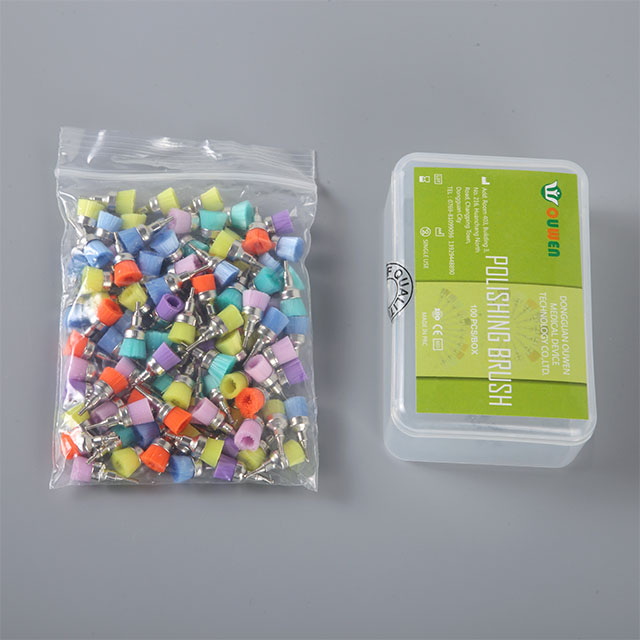 Tipo de hilo de cepillo de taza de pulido dental